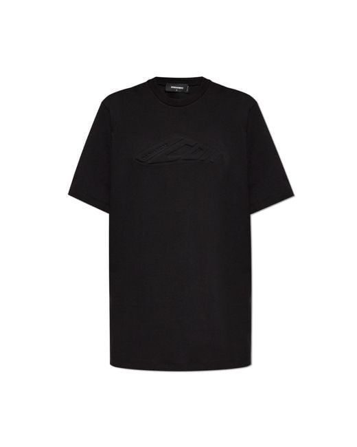 DSquared² Black Dress With Logo