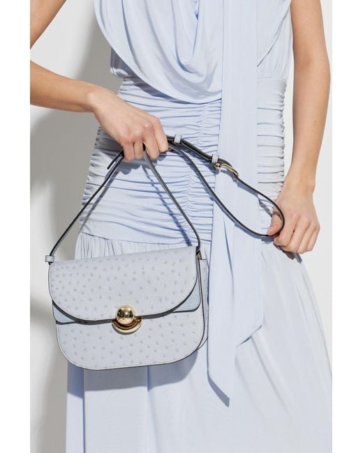 Furla White Shoulder Bag "Sfera Small"
