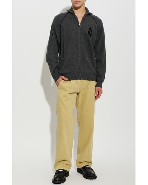 Isabel Marant Black Cardigan "Sergio" for men