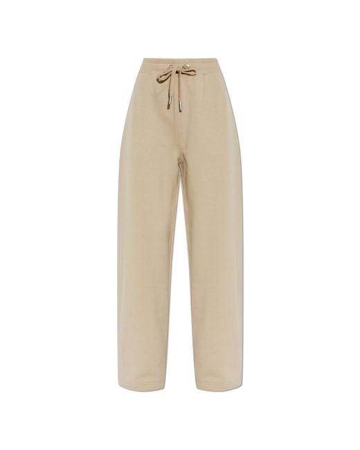 AMI Natural Wide-Leg Sweatpants