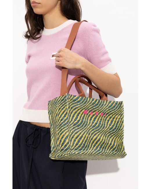 Marni Green Bag With Logo