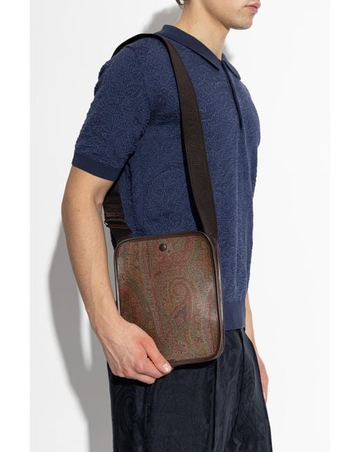 Etro Brown Shoulder Bag for men