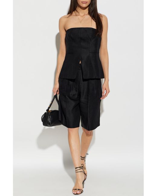 AllSaints Black Top "Charley"