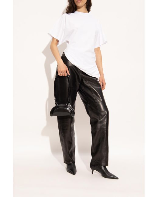 Furla Black Heeled Ankle Boots 'Sfera'