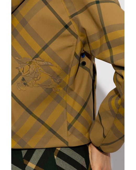 Burberry Green Checked Jacket, '