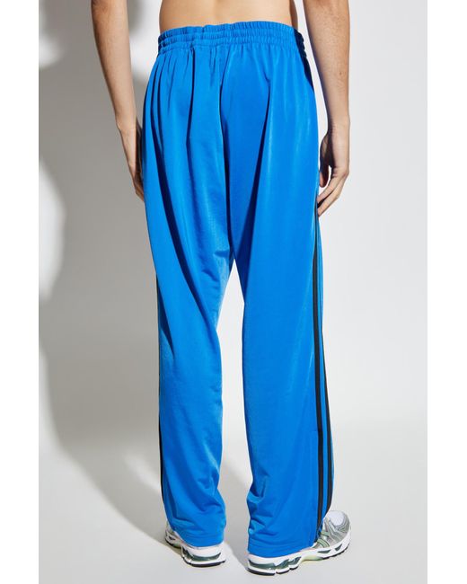 Adidas Originals Blue Sweatpants With Logo for men