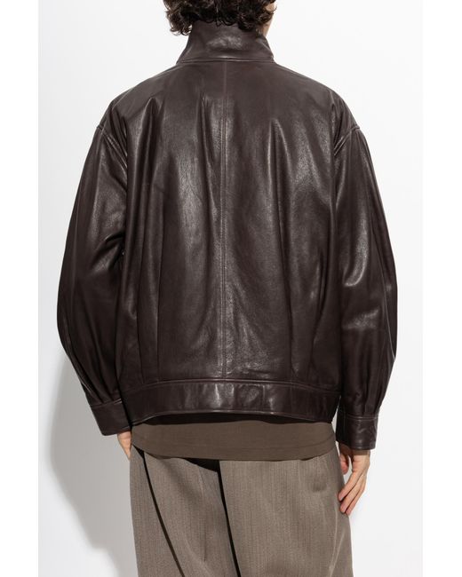 Arma Brown Leather Jacket 'Paulo' for men