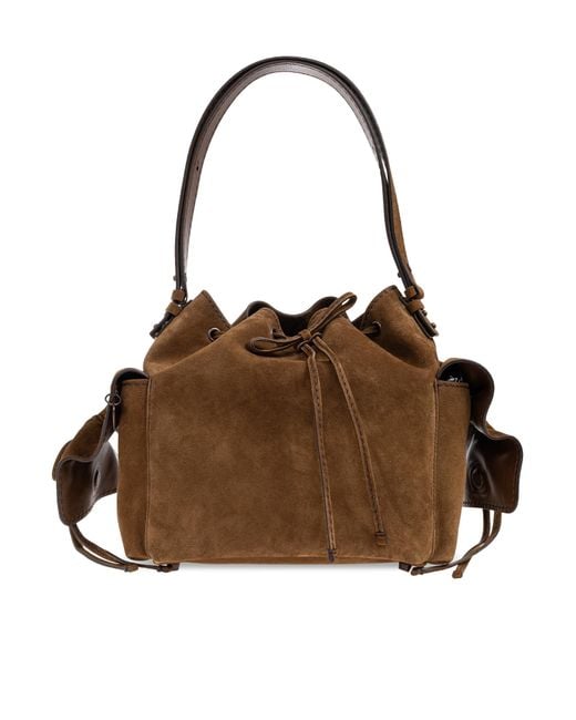 Acne Brown Shoulder Bag