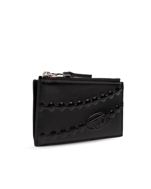 DIESEL Black Card Holder 'Pc Monogram'
