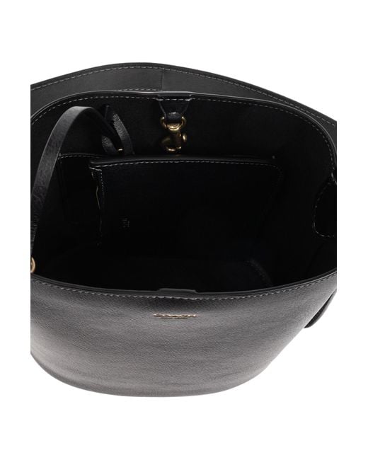 COACH Black "Bleecker" Shoulder Bag