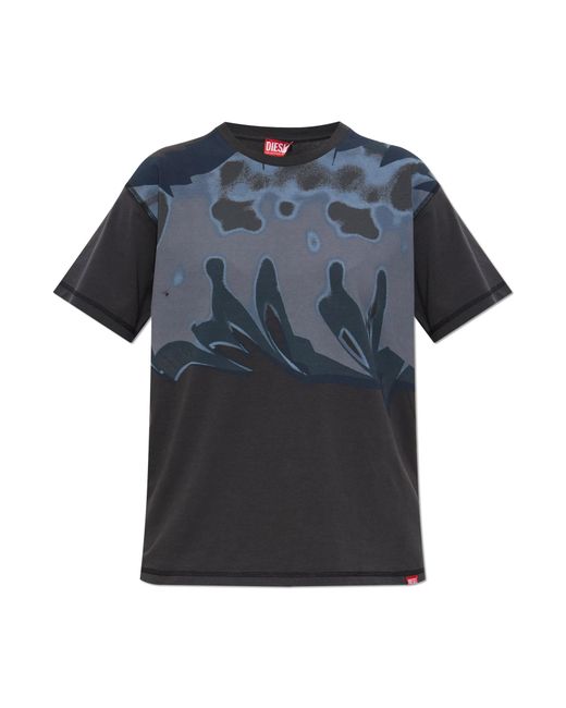 DIESEL Black T-Shirt "T-Passa"