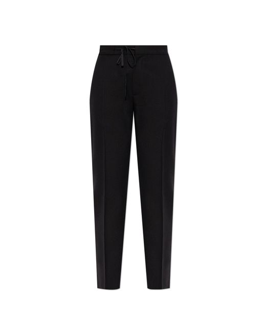 Maison Margiela Black Wool Trousers