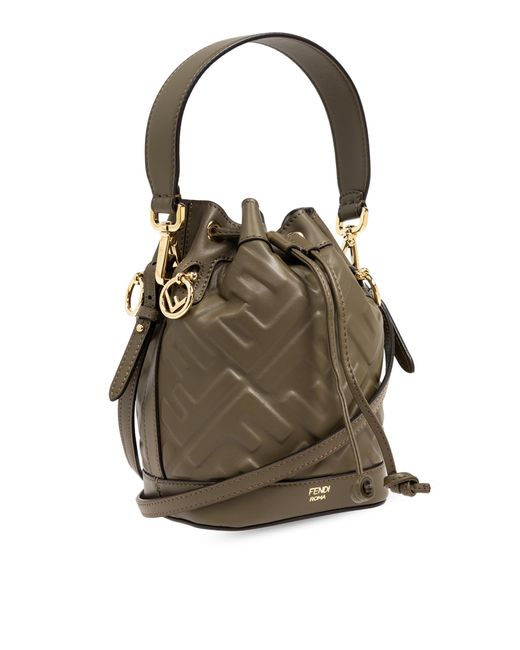Fendi Brown Shoulder Bag Mon Tresor