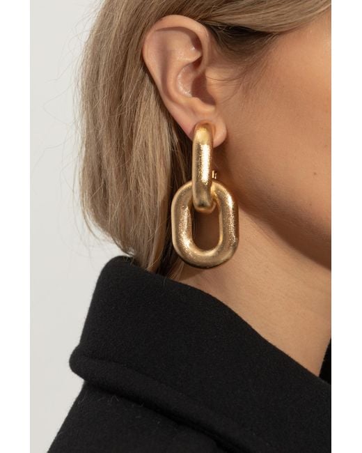 DSquared² Metallic Earrings With Links