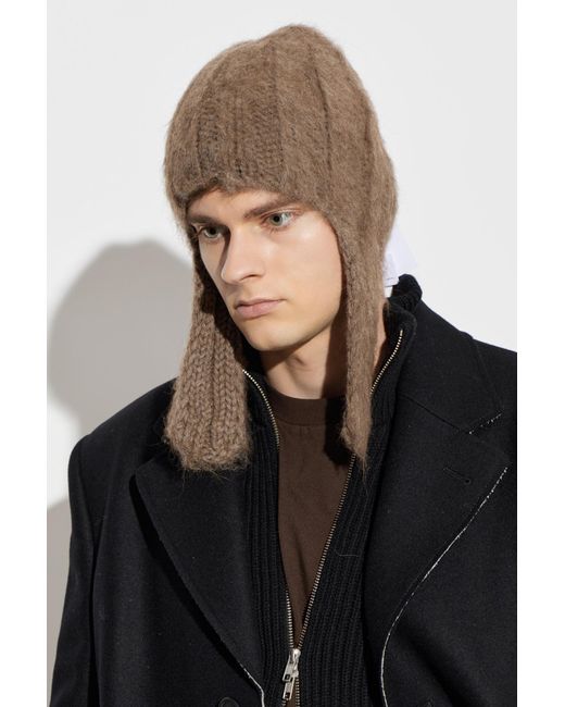 Maison Margiela Natural Wool Hat for men
