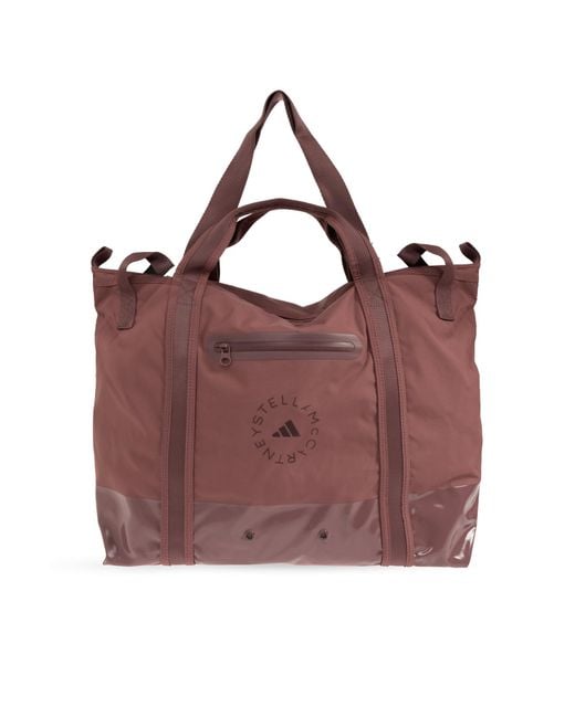 Adidas By Stella McCartney Brown Training Bag With Logo