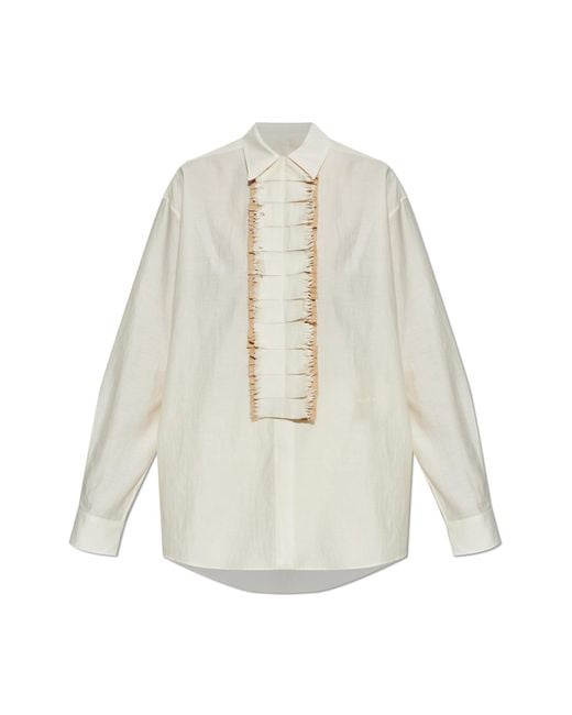 Marni White Shirt With Appliqué