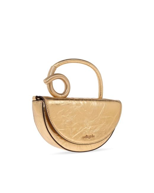 Cult Gaia Metallic "azariah Nano" Handbag,