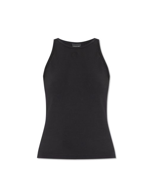 Herskind Black 'linea' Top With Logo,