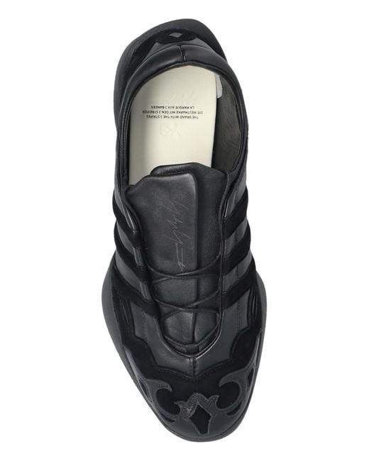 Y-3 Black 'Regu 2002' Sports Shoes