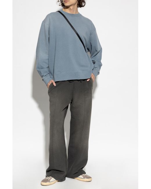 Golden Goose Deluxe Brand Black Wide-Leg Sweatpants for men