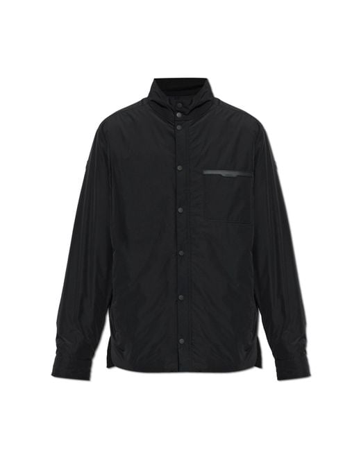 Moncler Black Down Jacket 'Yndale' for men