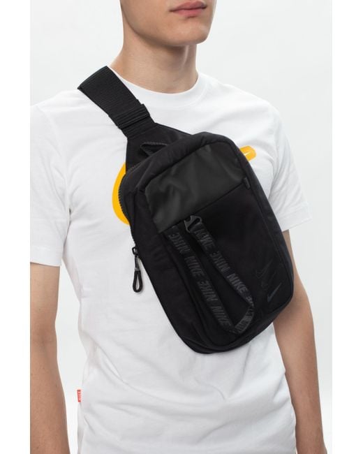 Nike One-shoulder Backpack With Logo in Black for Men | Lyst