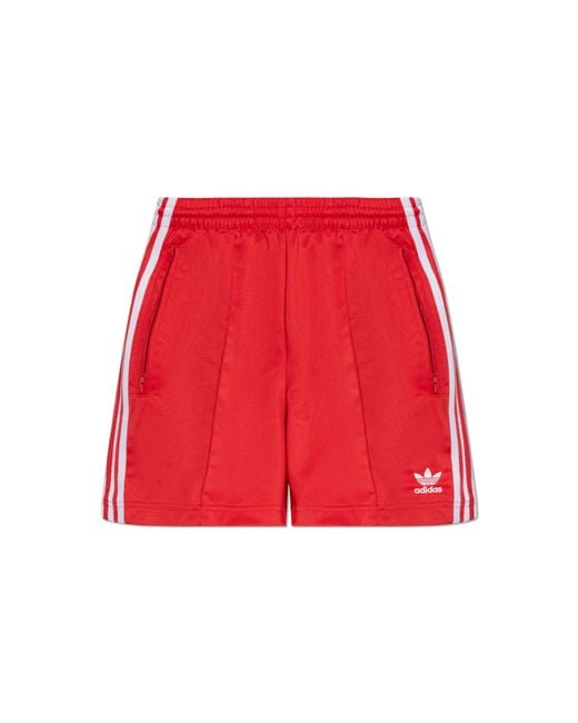 Adidas Originals Red "Firebird" Shorts for men