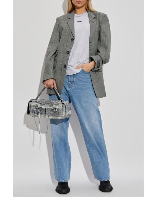Vetements Blue Jeans With Logo