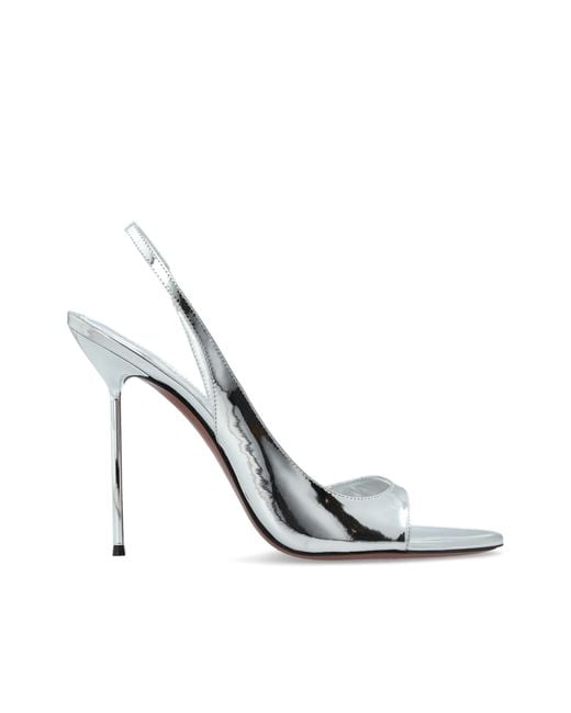 Paris Texas White Heeled Sandals "Lidia"