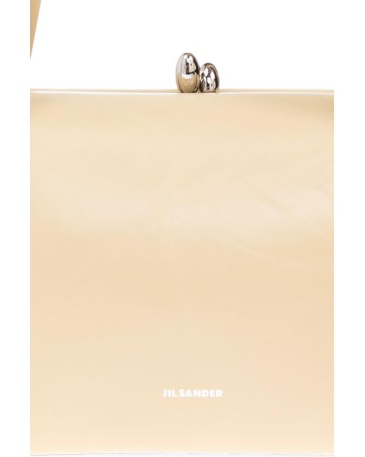 Jil Sander Natural Handbag Goji Small