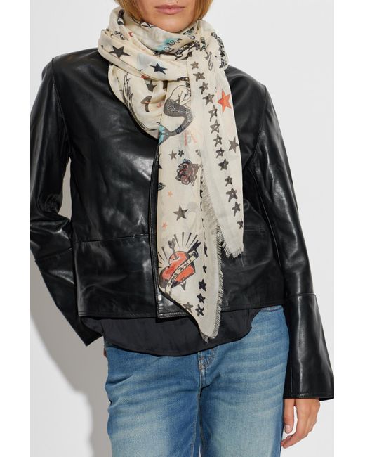 Zadig & Voltaire Natural Scarf 'Kerry'