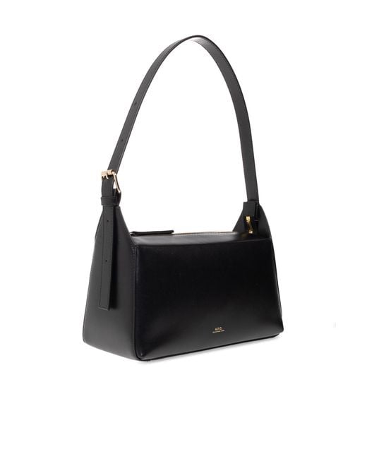 A.P.C. 'virginie Baguette' Shoulder Bag in Black Lyst