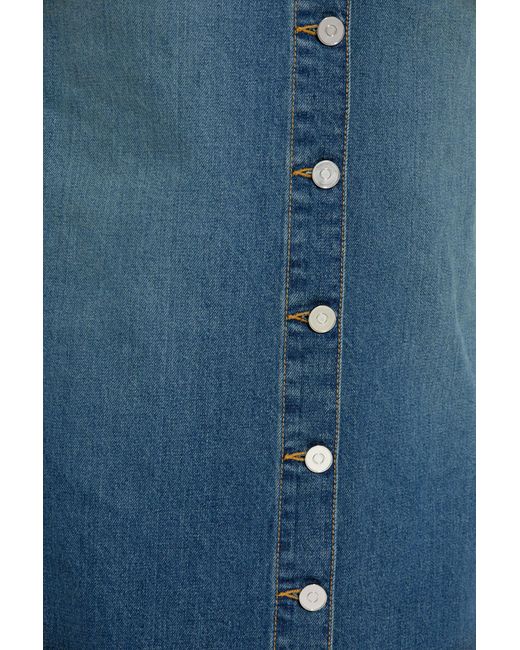Alaïa Blue Denim Skirt