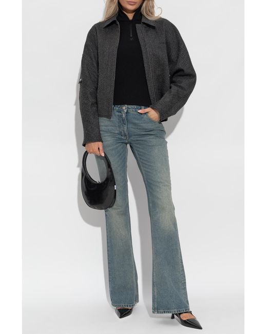 Courreges Blue Jeans With Pockets