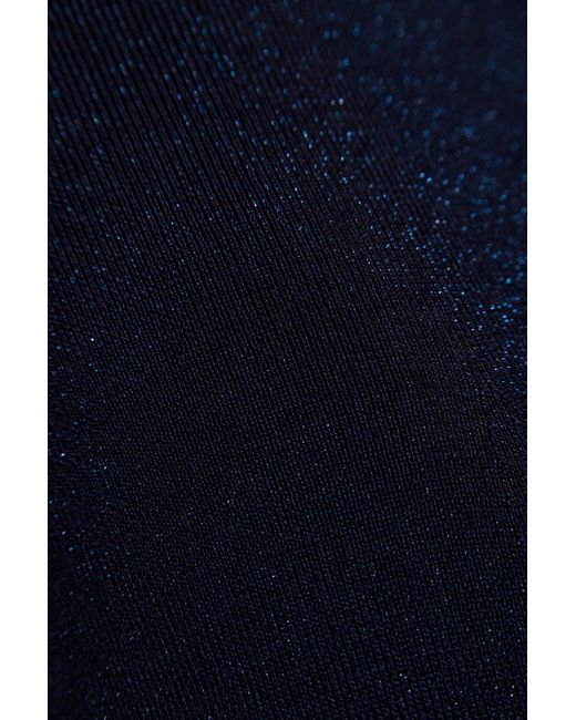 Self-Portrait Blue Skirt With Lurex Thread