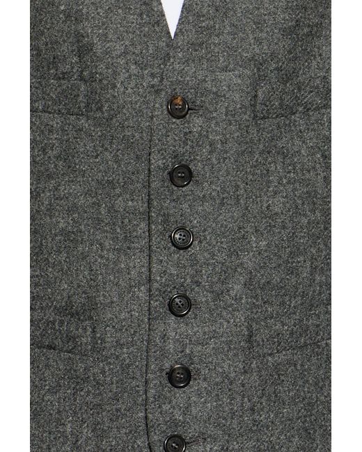 DSquared² Black Wool Vest for men