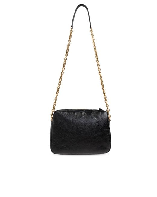 Balenciaga Black Shoulder Bag Monaco Small