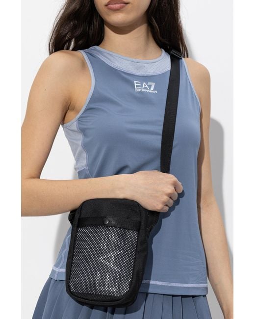EA7 Black Shoulder Bag