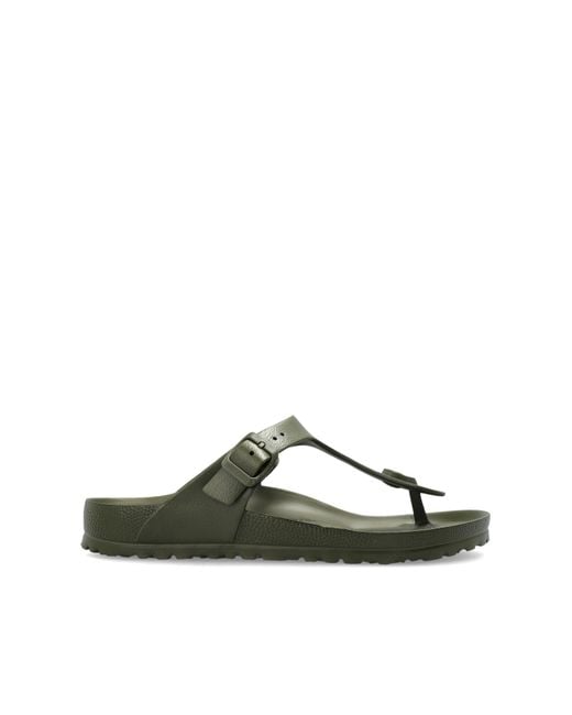 Birkenstock Green "Gizeh Eva" Flip-Flops