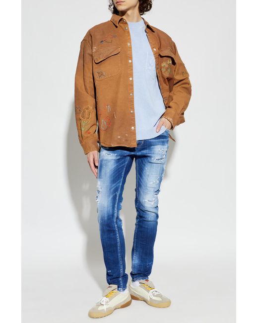 DSquared² Blue 'Teddy' Jeans for men