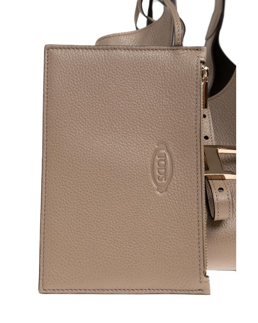 Tod's Natural Handbag 'T Timeless Mini'