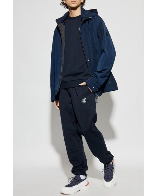 Moncler Blue Sweatpants for men