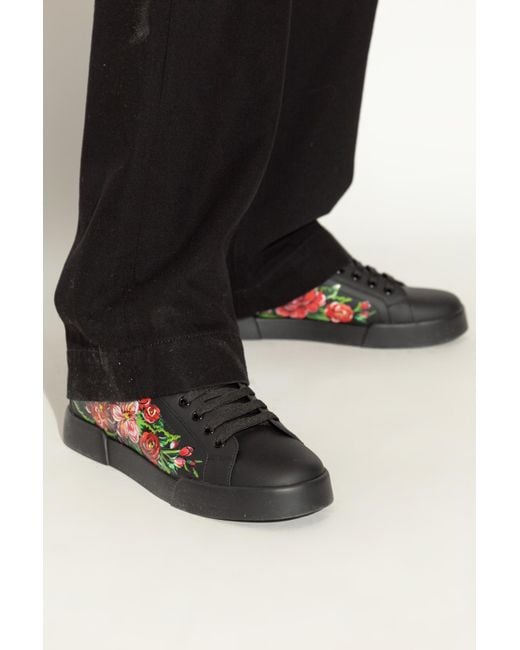 Dolce & Gabbana Black Sneakers
