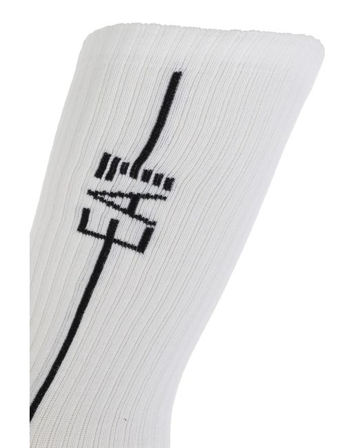 EA7 White Two-Pack Socks for men
