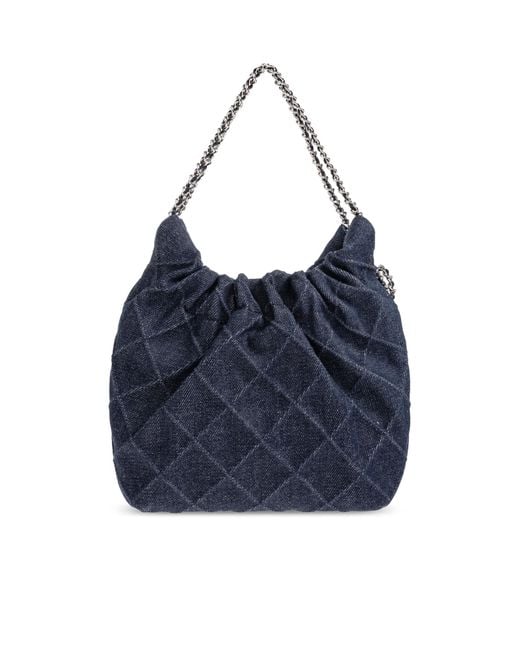 Tory Burch Blue "Fleming Mini" Hobo Shoulder Bag