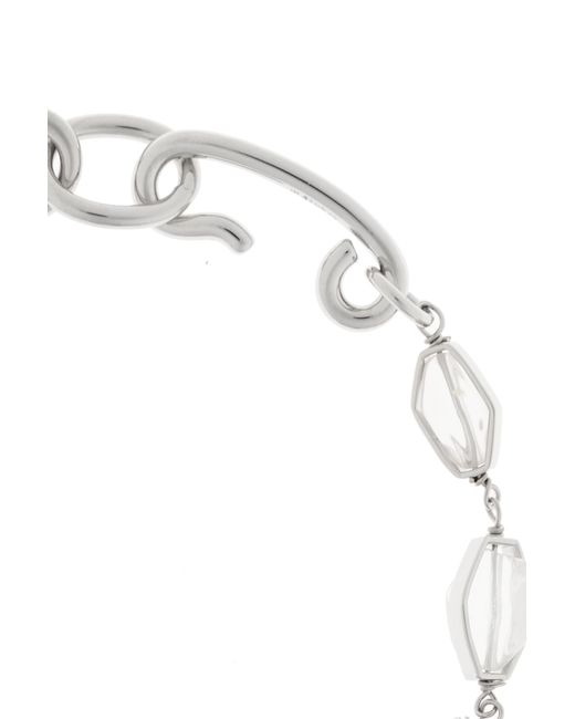 Jil Sander Black Bracelet With Applications