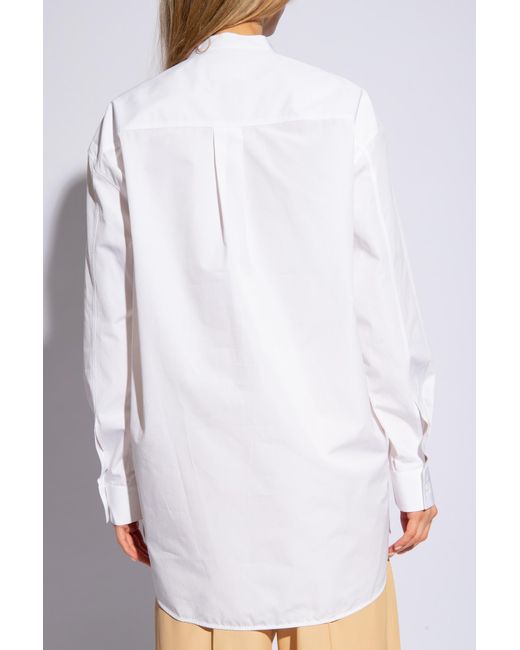 Jil Sander White Loose-fitting Shirt,