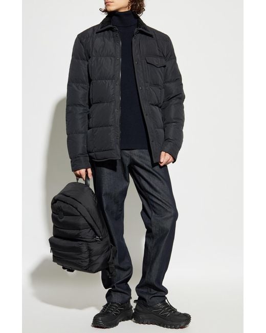Moncler Gray Down Jacket "Marcilly" for men