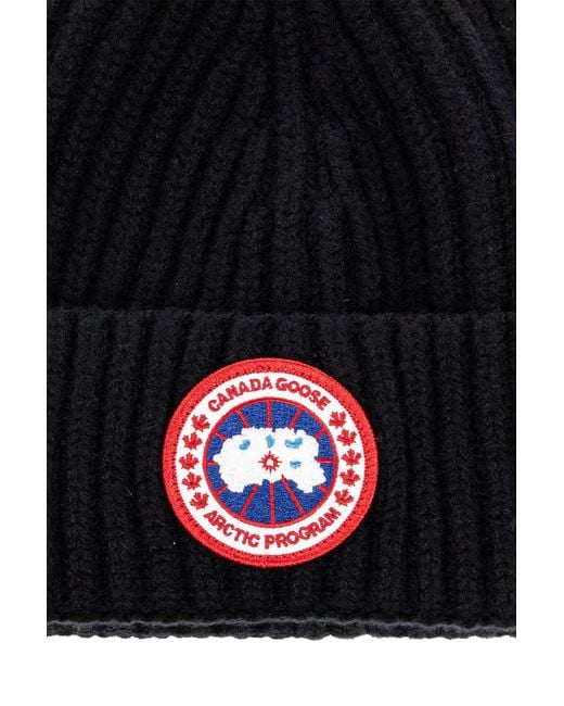Canada Goose Black Cashmere Hat